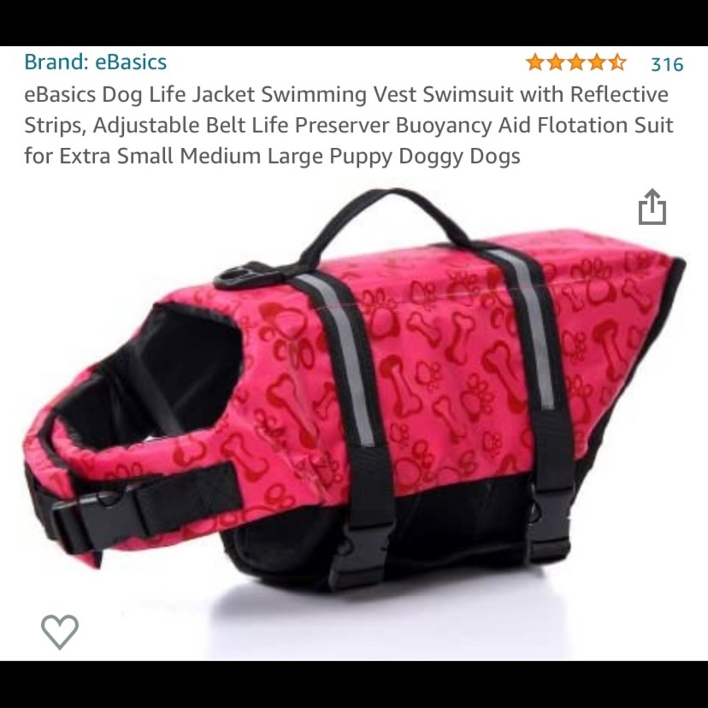 Dog life vest